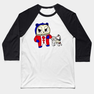 Koromaru and Teddie Baseball T-Shirt